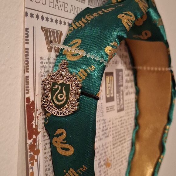 Slytherin Knotted Headband - Harry Potter - Green New - Picture 3 of 4